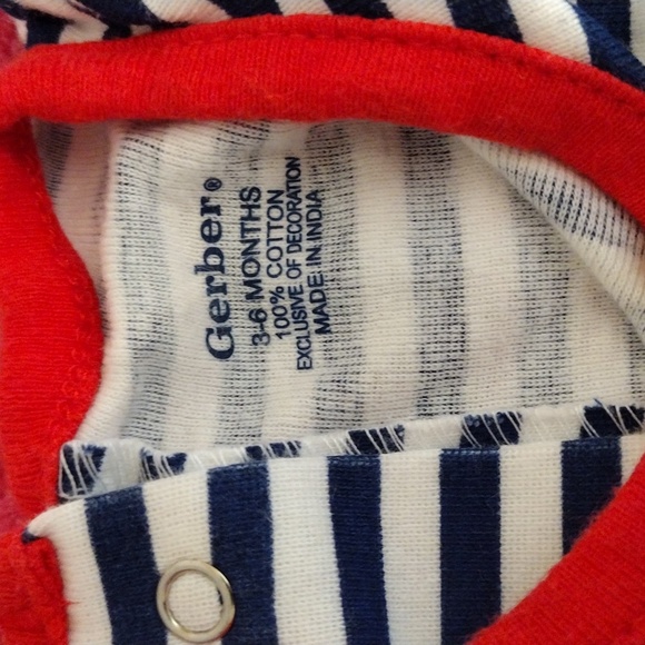 Three 3-6 MO onesie bundle - Picture 6 of 8